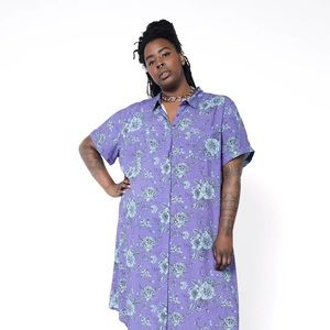 Wildfang Empower Shirt Dress, Size Medium